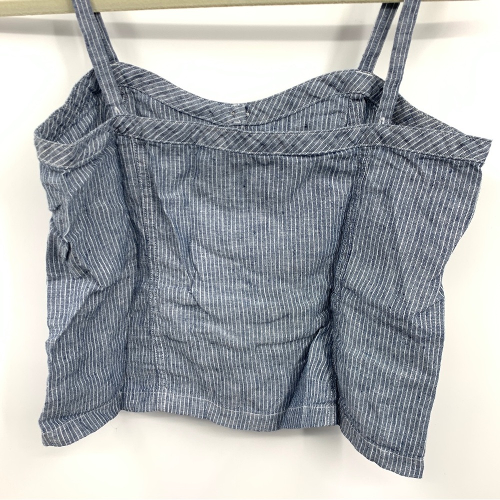 Everlane Blue Striped Tank Top - Picture 6 of 9
